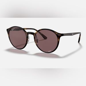 Ray-Ban Chromance Phantos Polished Light Havana polarized
